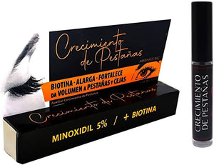 Serum tratamiento crecimiento pestañas cejas cabello barba bigote