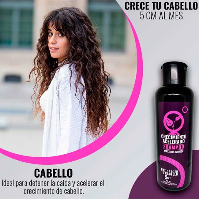 1 shampoo crecimiento acelerado - 5 en 1 - Maximus Inc