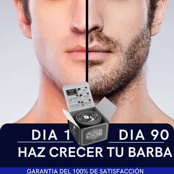 Bálsamo de minoxidil al 20% cerrar huecos barba y bigote