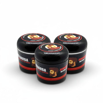 3 Bálsamos de minoxidil al 12% 4 oz - Crecimiento de Barba y Bigote Extra Fuerte - Cierra Huecos