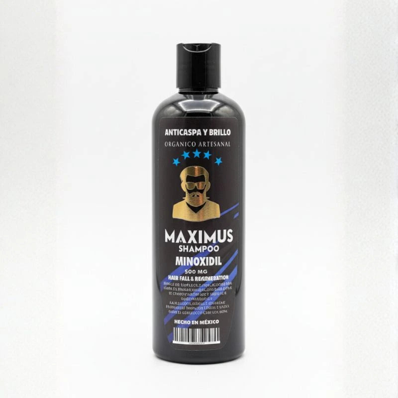 3 Shampoo minoxidil - 500 ml.