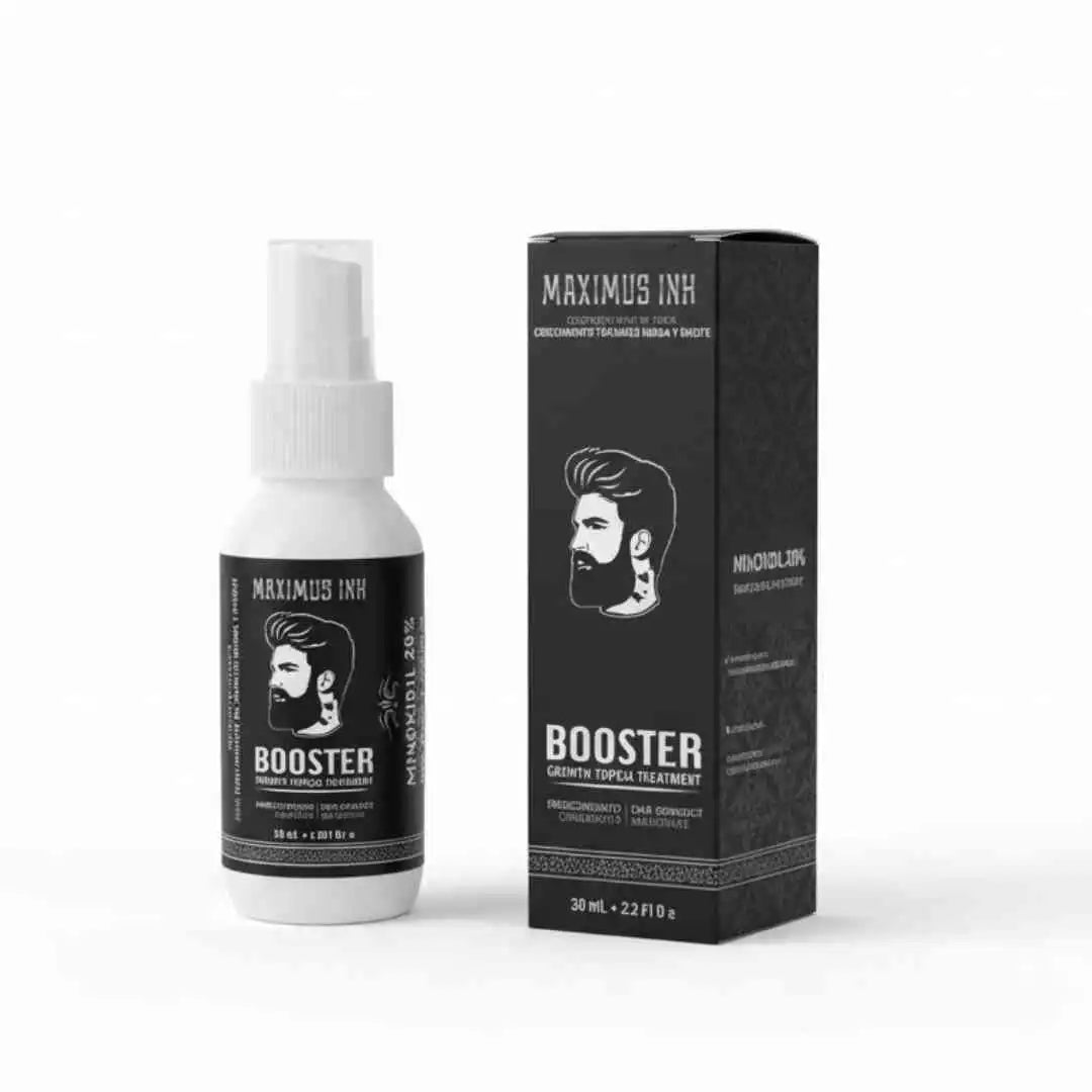 Tónico Ultra Fuerte para Crecimiento de Cabello y Barba Minoxidil 20% 60ml 1 mes de Tratamiento