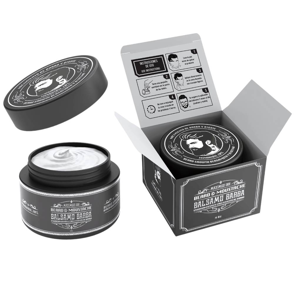 2 Bálsamos de minoxidil al 20% + GRATIS 1 Aceite Citrix Bergamota - Maximus Inc
