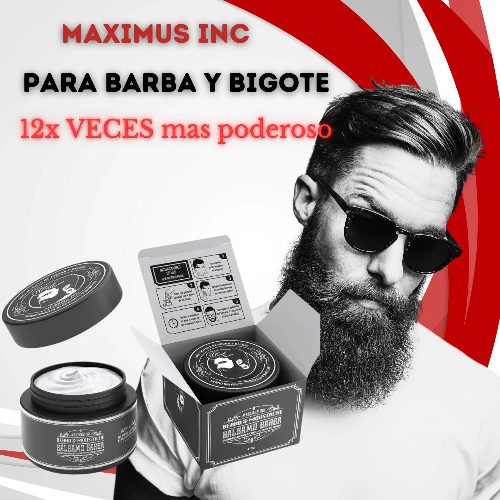 Bálsamo de minoxidil al 20% cerrar huecos barba y bigote