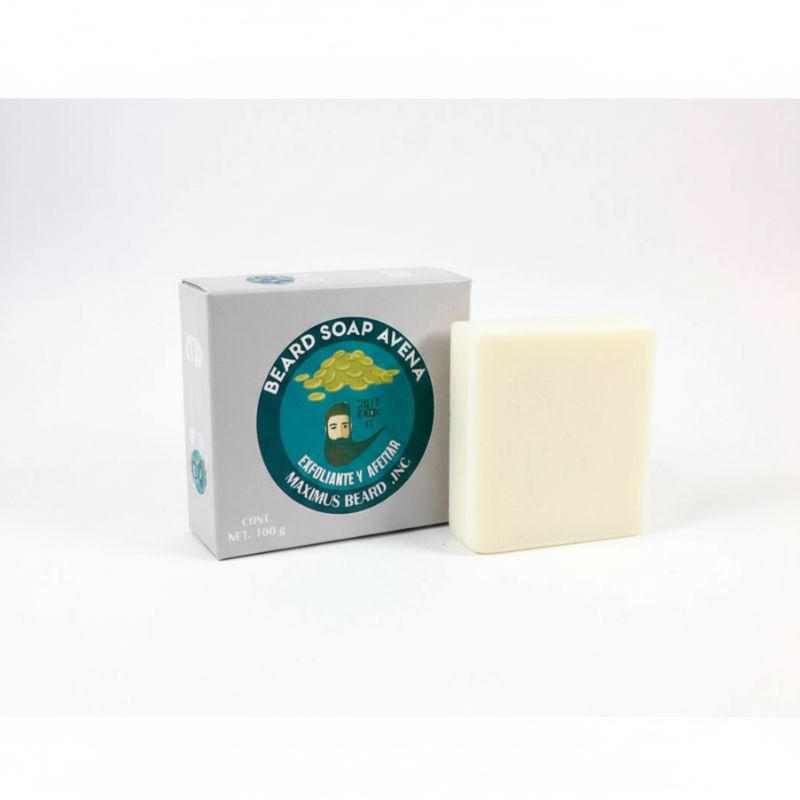 Jabón exfoliante avena - maximus 100 gr
