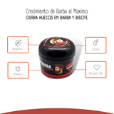 3 Bálsamos de minoxidil al 12% 4 oz - Crecimiento de Barba y Bigote Extra Fuerte - Cierra Huecos - Maximus Inc