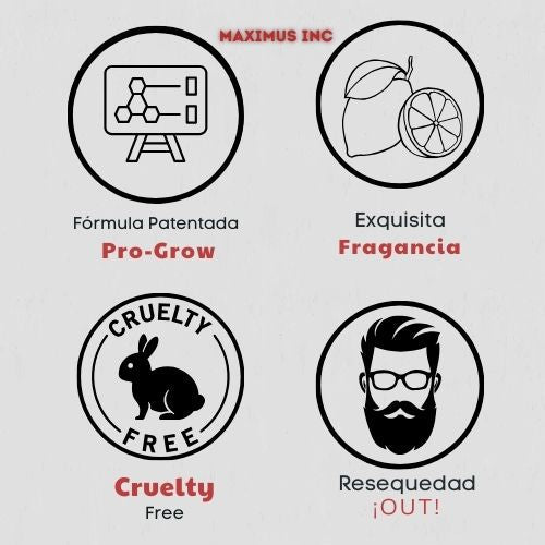 3 Bálsamos de minoxidil al 20% + GRATIS 1 Jabón Avena + 1 Jabón Menta - Maximus Inc