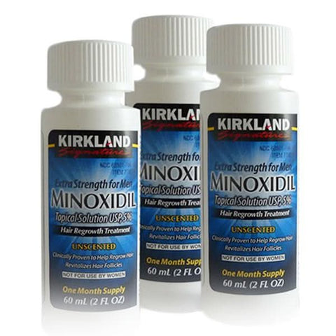 3 meses minoxidil kirkland 5% liquido