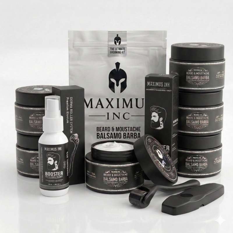 Bálsamo de minoxidil al 20% cerrar huecos barba y bigote