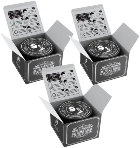 Bálsamo de minoxidil al 20% cerrar huecos barba y bigote