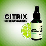 Aceite para barba y bigote aroma citrus