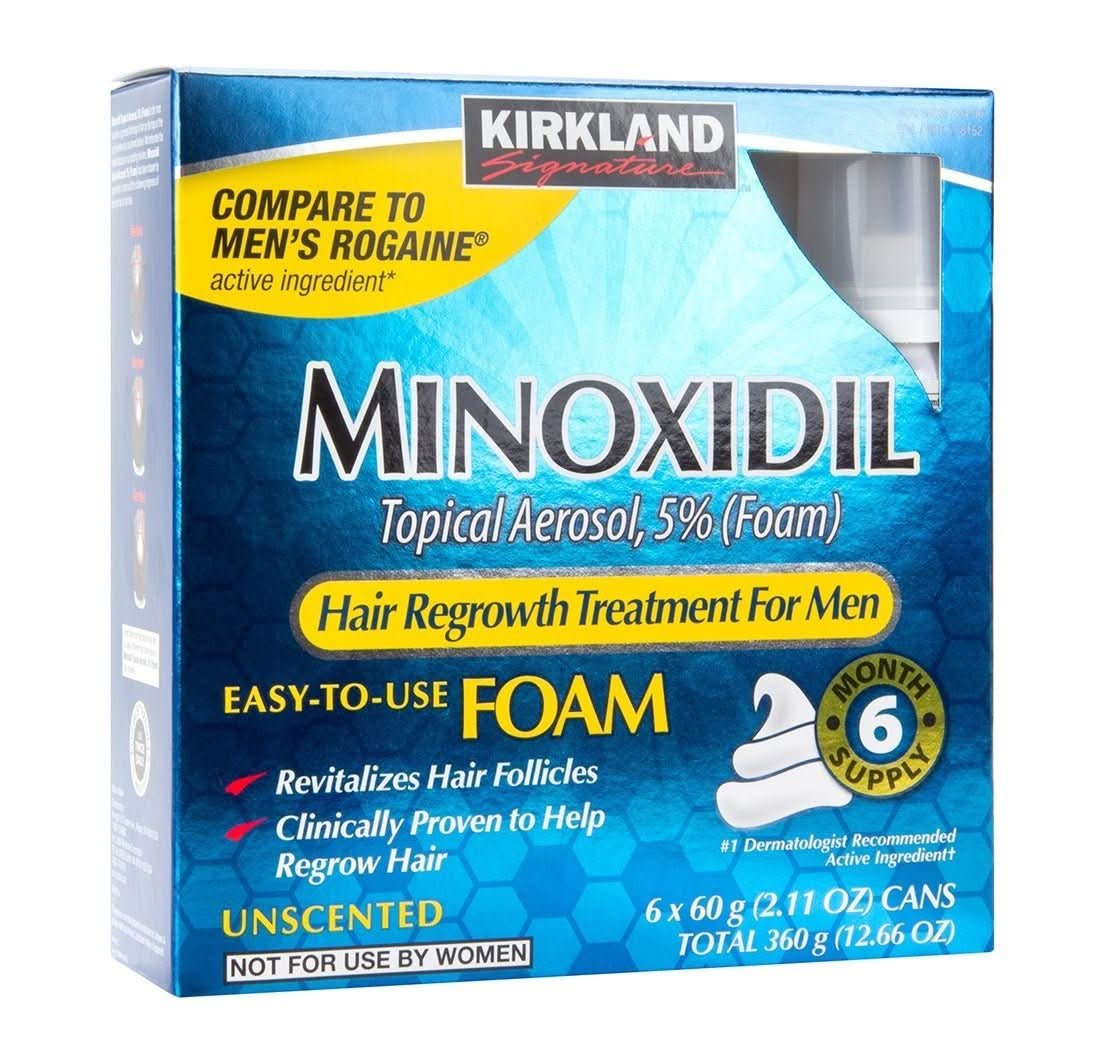 Minoxidil Kirkland 5% Foam de 6 meses Imagen principal del producto