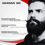 2 Bálsamos de minoxidil al 20% 4 oz - Crecimiento de Barba y Bigote Extra Fuerte - Cierra Huecos