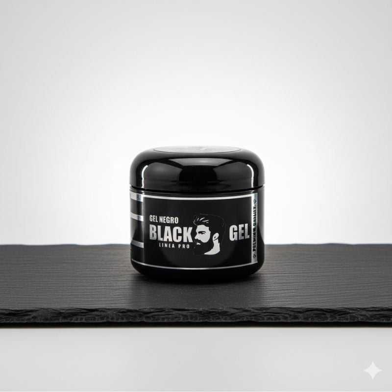 Gel negro para cubrir huecos en la barba 4 oz Imagen principal del producto