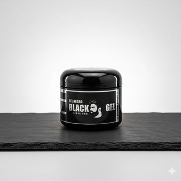 Gel negro para cubrir huecos en la barba 4 oz