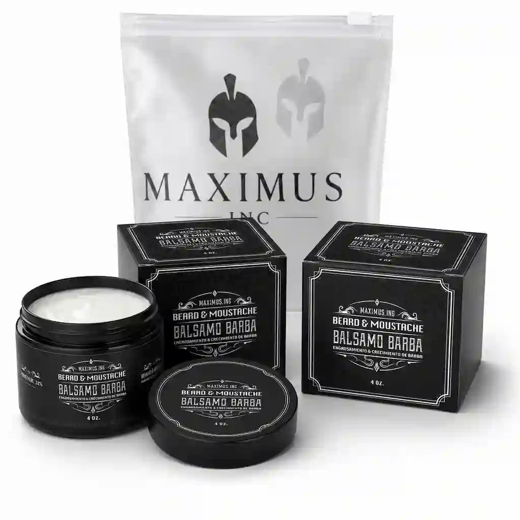 ULTRA FUERTE | Bálsamo para Crecimiento de Barba y Bigote Intensivo Minoxidil 20% | 120ml