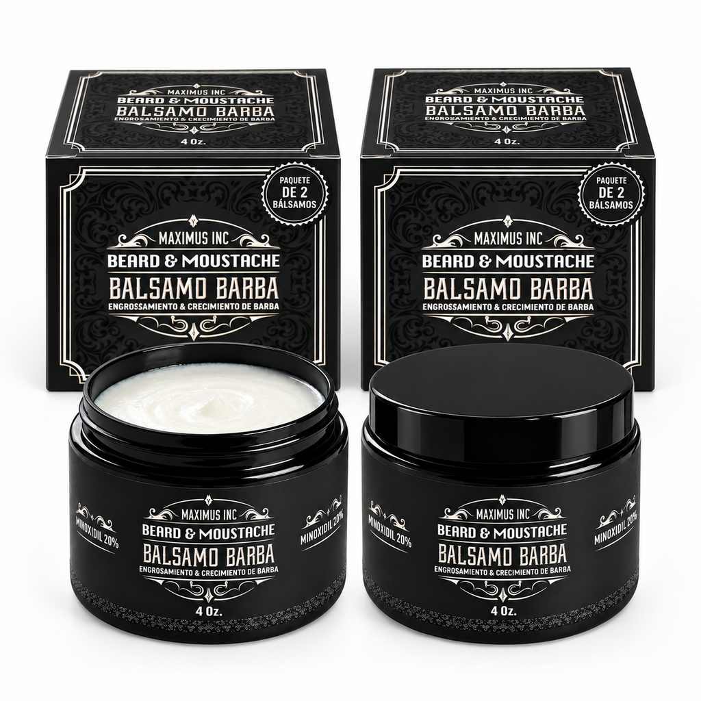 Bálsamo Minoxidil 20% para Barba y Bigote