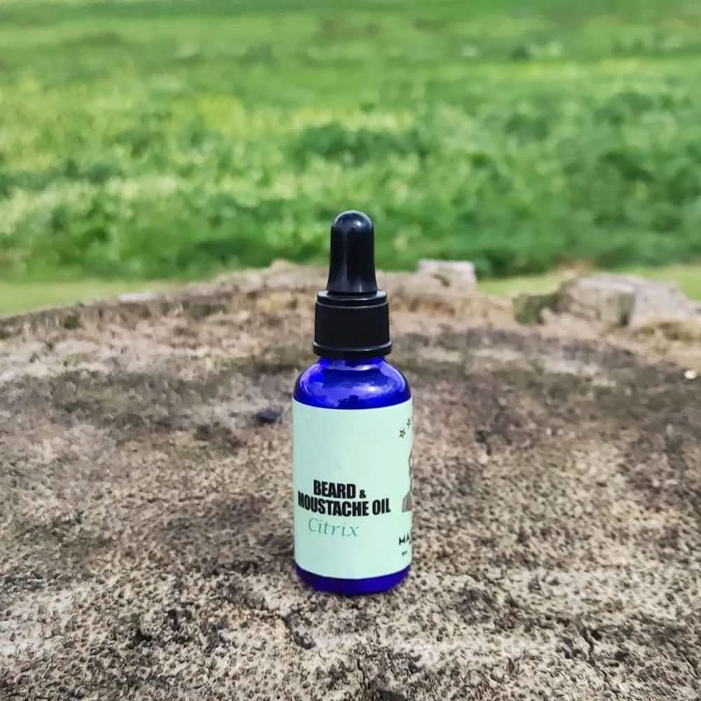 Aceite para barba y bigote aroma citrus - Maximus Inc