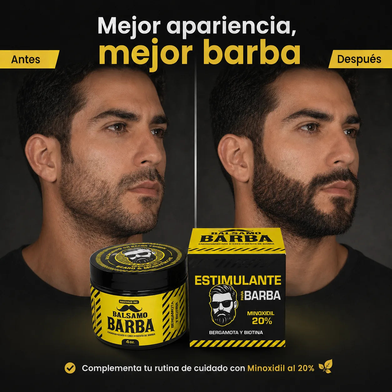 Rutina de cuidado con Bálsamo Amarillo Maximus Inc