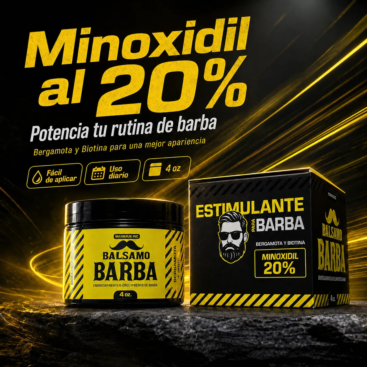 Fórmula del Bálsamo Amarillo Maximus Inc