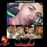 Bálsamo de minoxidil al 12% - 4 oz - crecimiento de barba y bigote extra fuerte - Maximus Inc