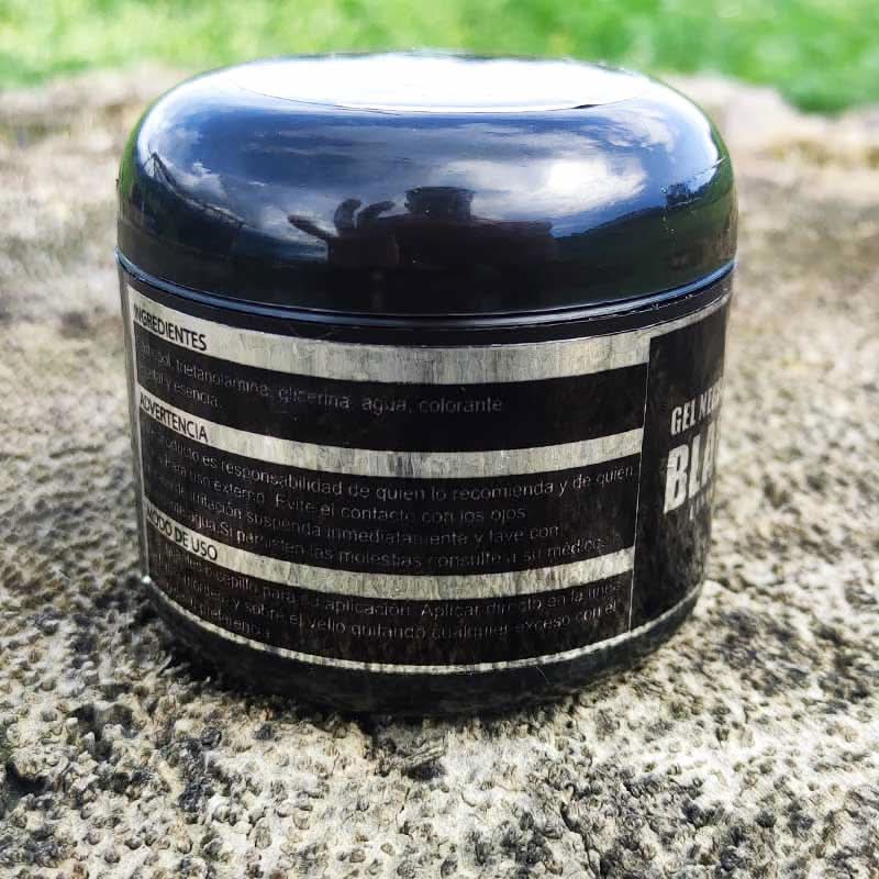 Gel negro para cubrir huecos en la barba 4 oz - Maximus Inc