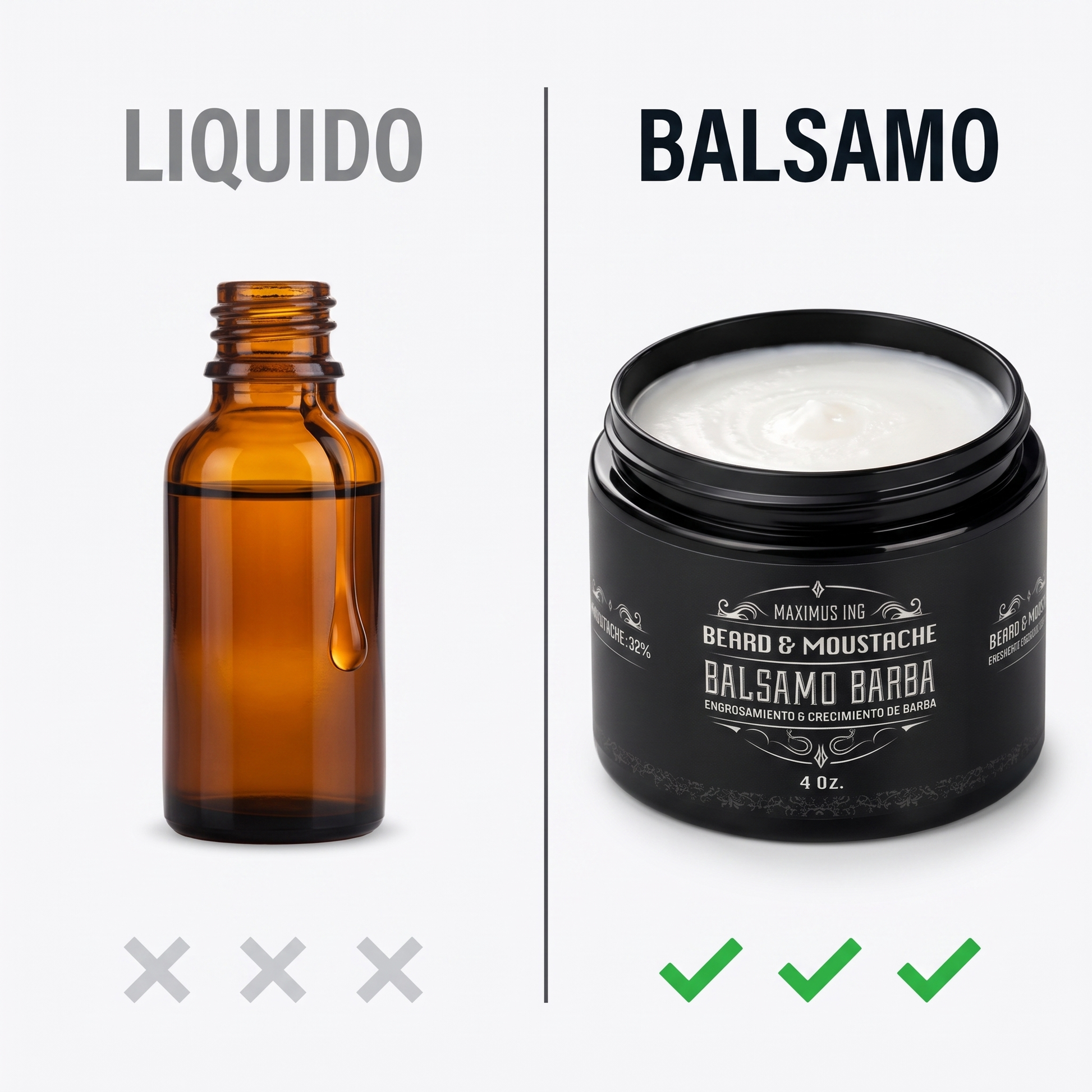 Comparacion balsamo contra minoxidil liquido en gotero