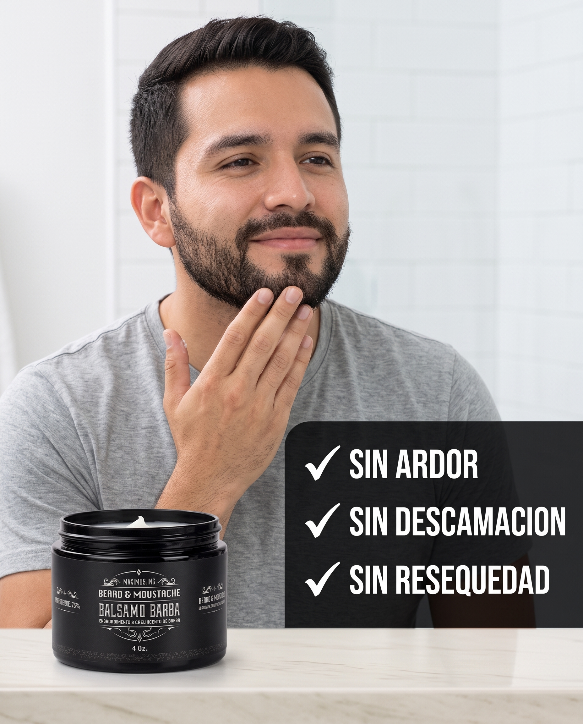 Aplicación sin ardor, sin descamación y sin resequedad en la piel