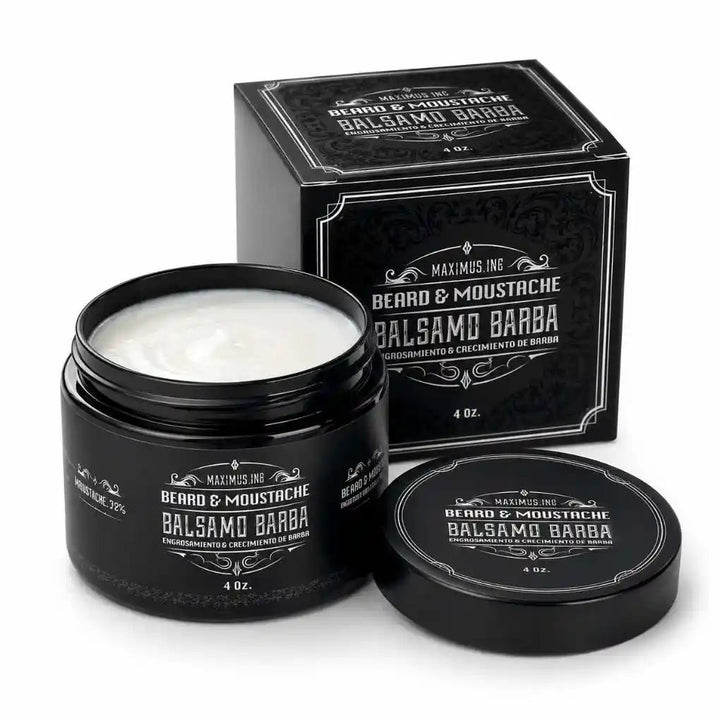 ULTRA FUERTE | Bálsamo para Crecimiento de Barba y Bigote Intensivo Minoxidil 20% | Cierra Huecos