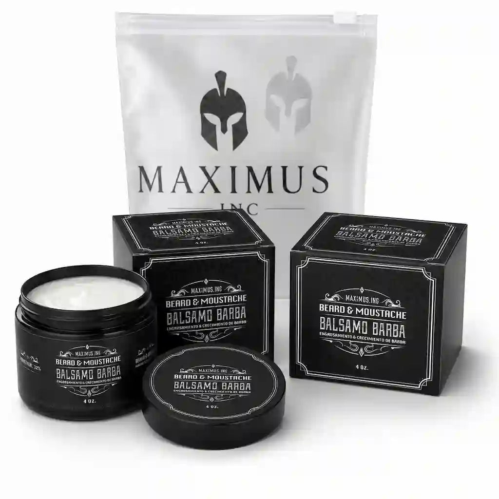 Bálsamo Maximus Inc Minoxidil 20% para barba
