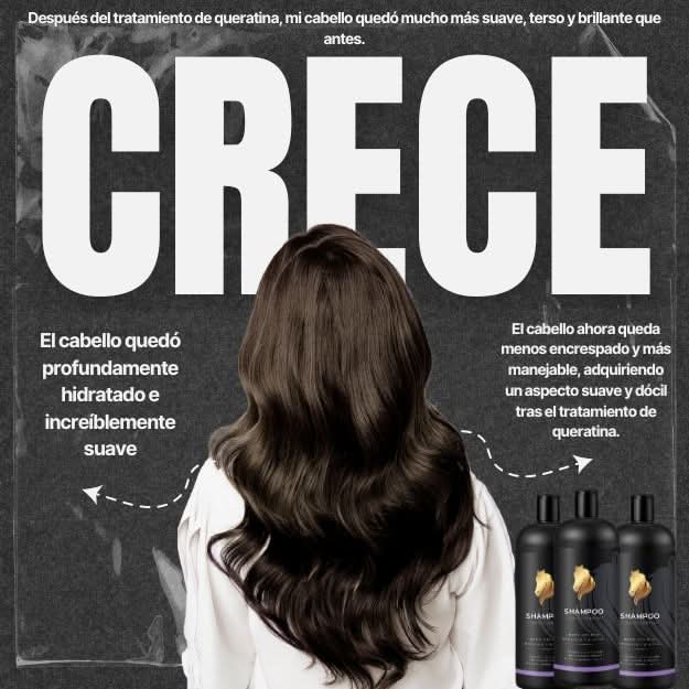 Shampoo cola caballo anticaída - fortalece cabello - Maximus Inc