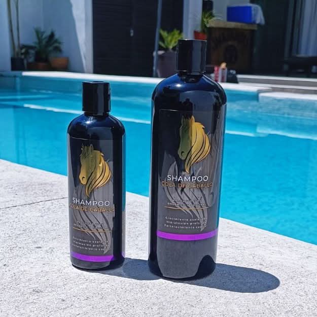 Shampoo cola caballo anticaída - fortalece cabello - Maximus Inc