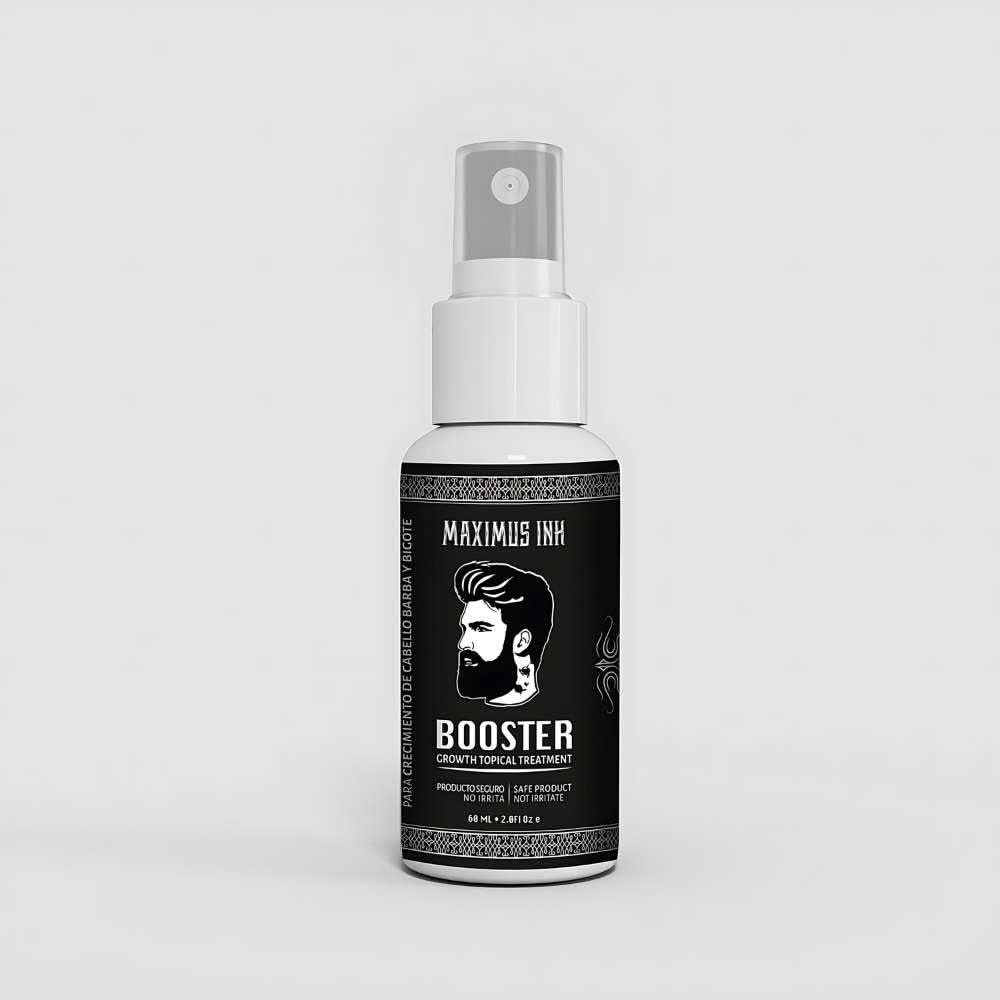 Tónico Ultra Fuerte para Crecimiento de Cabello y Barba Minoxidil 20% 60ml 1 mes de Tratamiento - Maximus Inc
