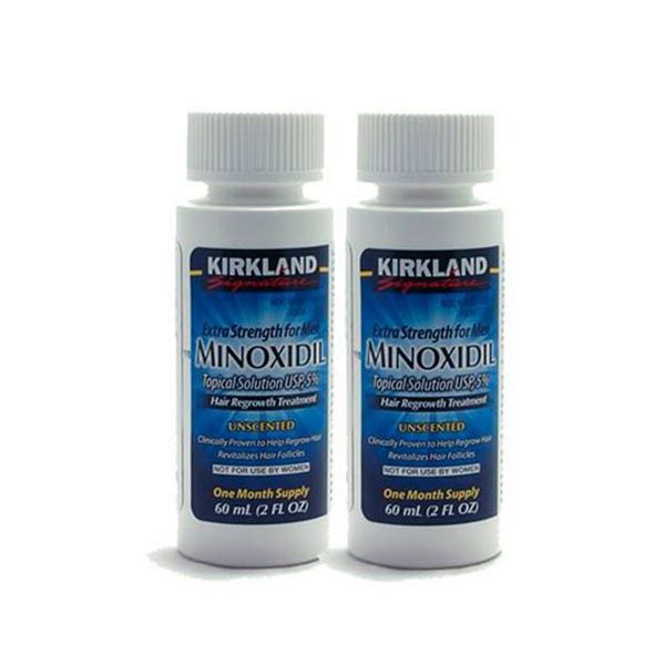 2 Meses Tratamiento Minoxidil Kirkland Líquido 5% - Maximus Inc