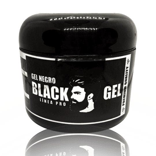 Black Gel - Para Cubrir Huecos en La Barba al Instante - Cubre Canas de Barba Bigote y cabello Contenido 4 Oz - Maximus Inc