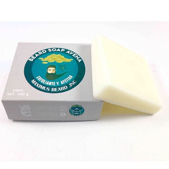 Jabón exfoliante avena - maximus 100 gr Imagen secundaria del producto