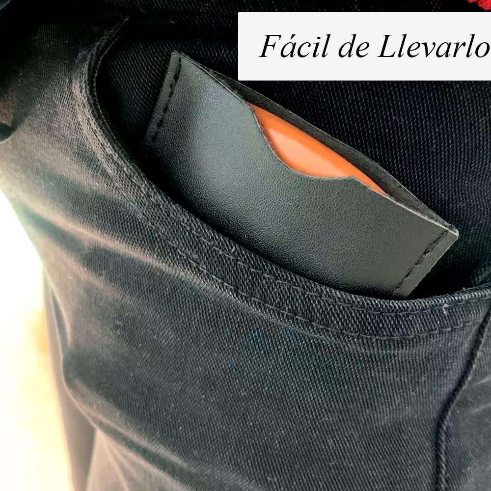 Peine De 100% Madera Para Barba O Cabello Ecologico Estuche de Piel - Maximus Inc