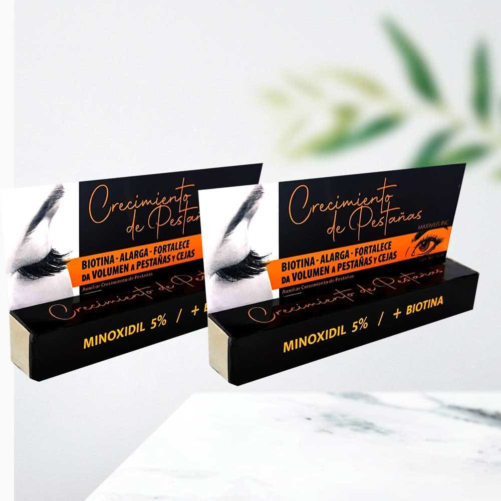 Serum tratamiento crecimiento pestañas cejas cabello barba bigote - Maximus Inc