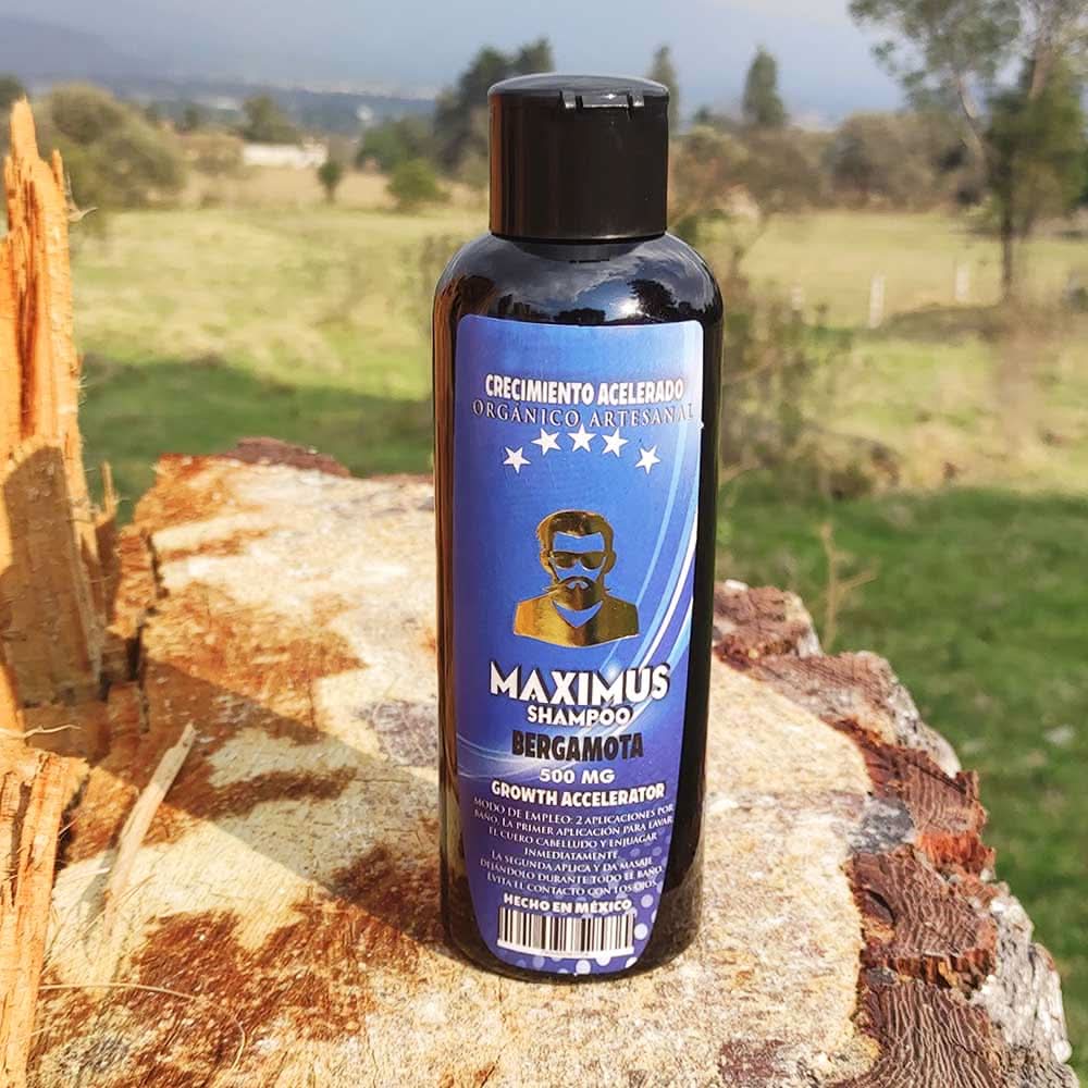 Shampoo bergamota crecimiento acelerado - 500 ml. - Maximus Inc
