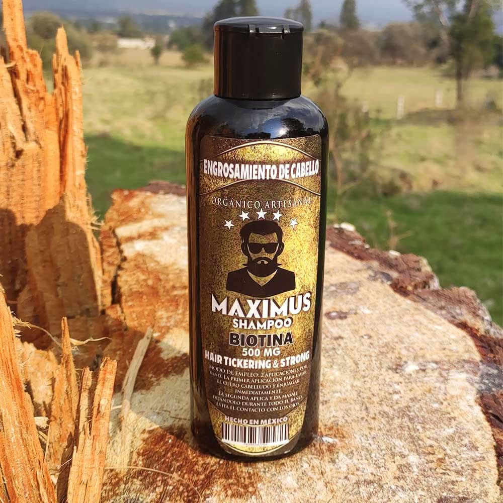 Shampoo biotina engrosar y fortalecer - 500 ml - Maximus Inc