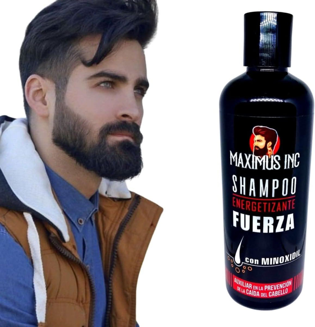 Shampoo con minoxidil 5% 500 ml - anticaída - crecimiento capilar - Maximus Inc