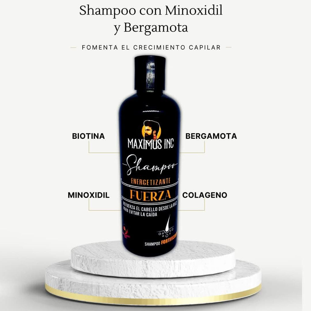 Shampoo energizante 500 ml - combate la alopecia - Maximus Inc