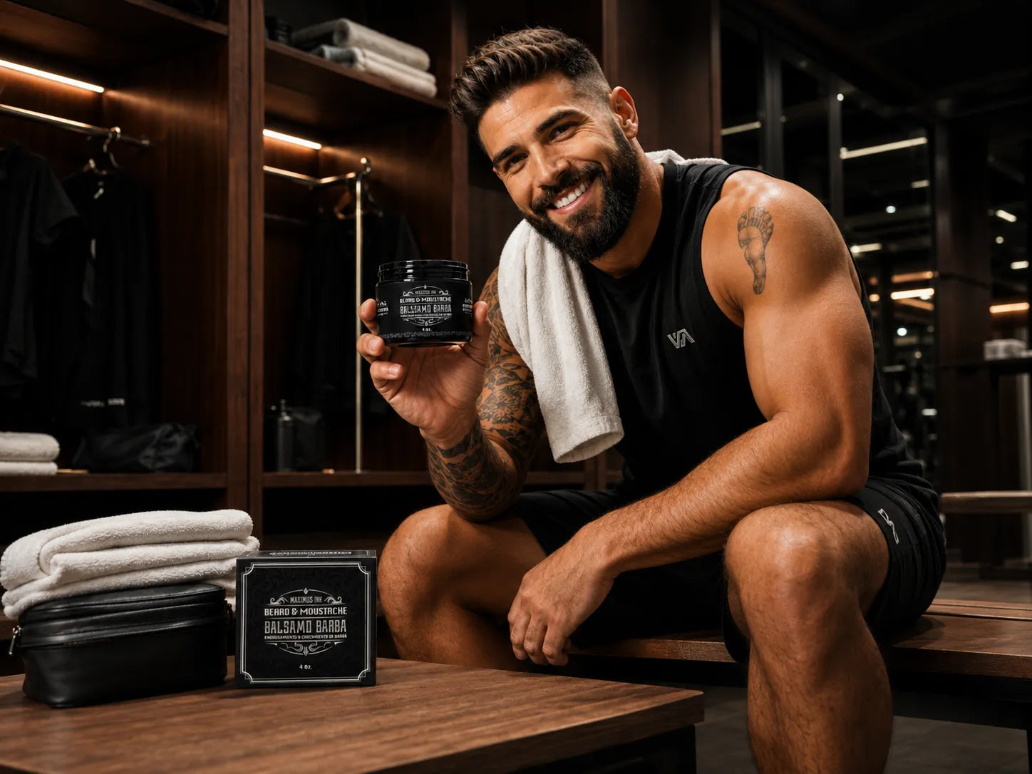 Bálsamo Negro Minoxidil 20% Maximus Inc - Crecimiento de Barba